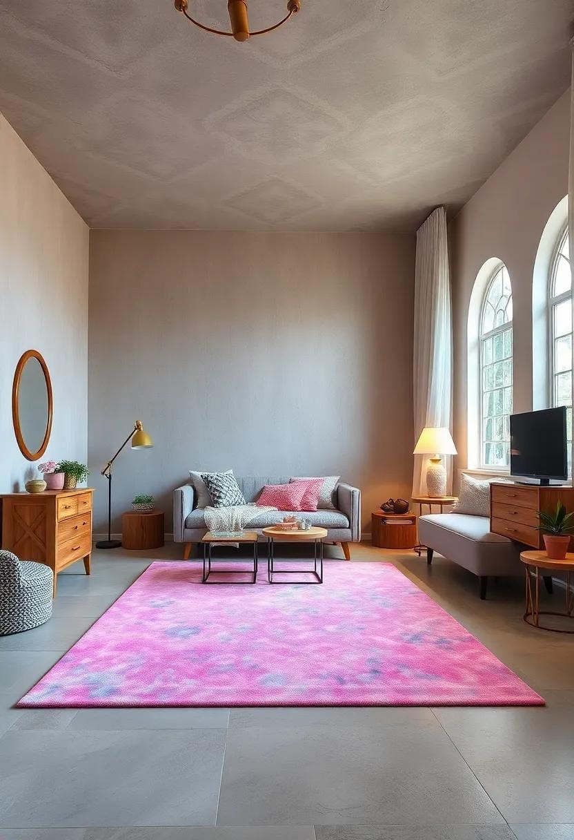 Shimmering⁣ Rugs: Choose a ⁢soft area rug with a shimmering or iridescent finish to add a ‌layer of comfort and enchantment