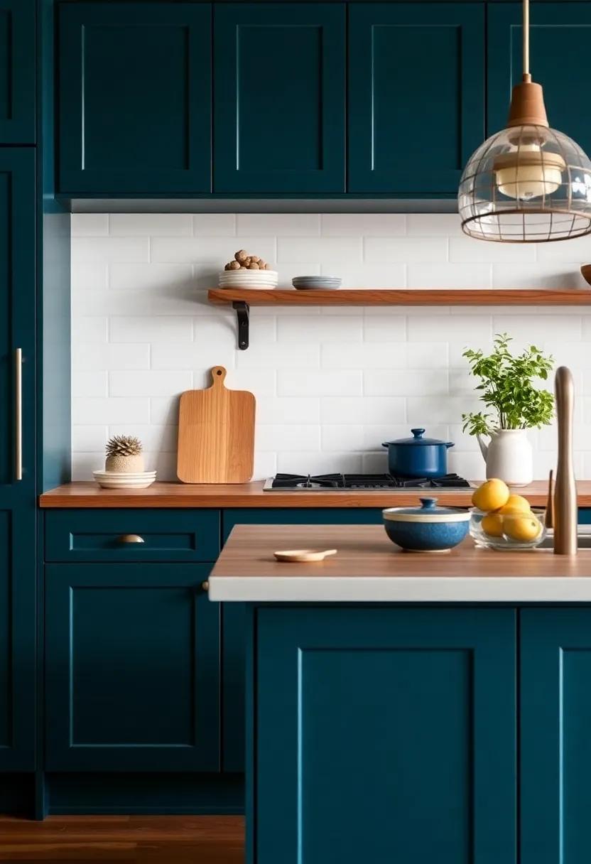 Rich Jewel Tones: Deep Emerald and‌ Sapphire for​ a ​Statement Kitchen Look