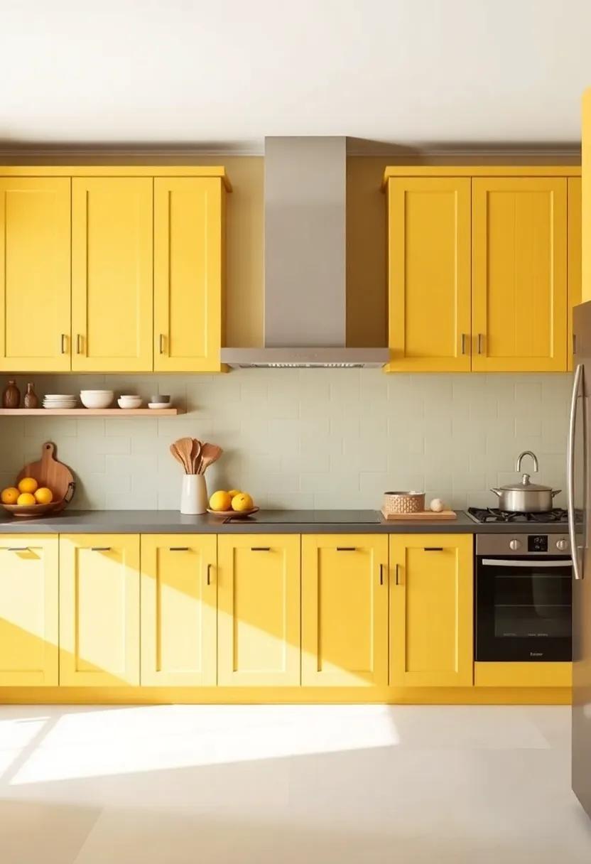 Sunny Yellows:‌ Brighten Your Kitchen with Cheerful Buttercup⁣ and⁢ Mustard Hues