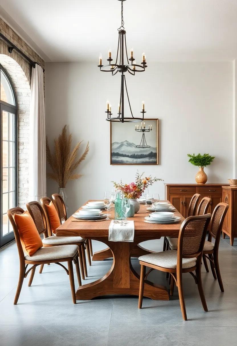 Rustic​ Tableware Selections for a Versatile Farmhouse Dining ⁢experience