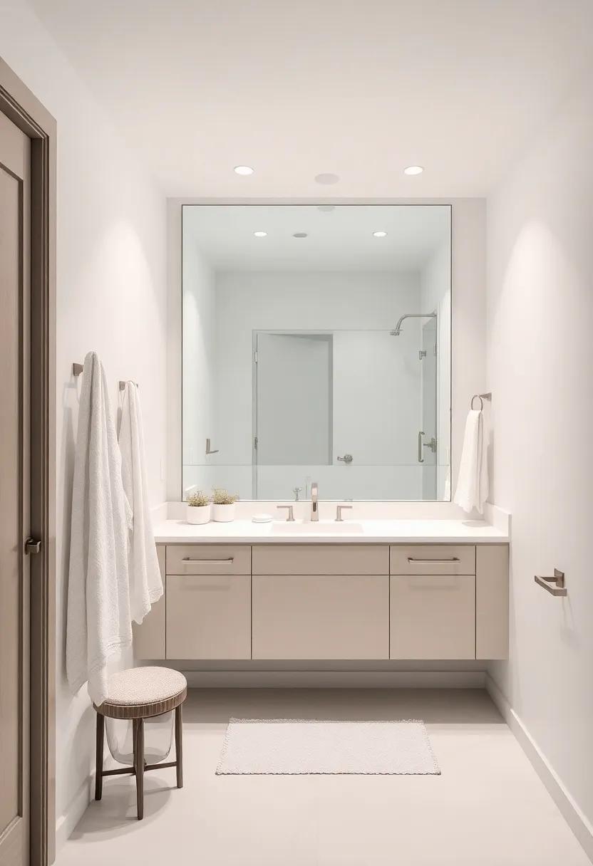 Coordination of Hardware: Select coordinated towel bars, cabinet⁢ handles, and light⁣ fixtures to create a harmonized​ look throughout​ your space