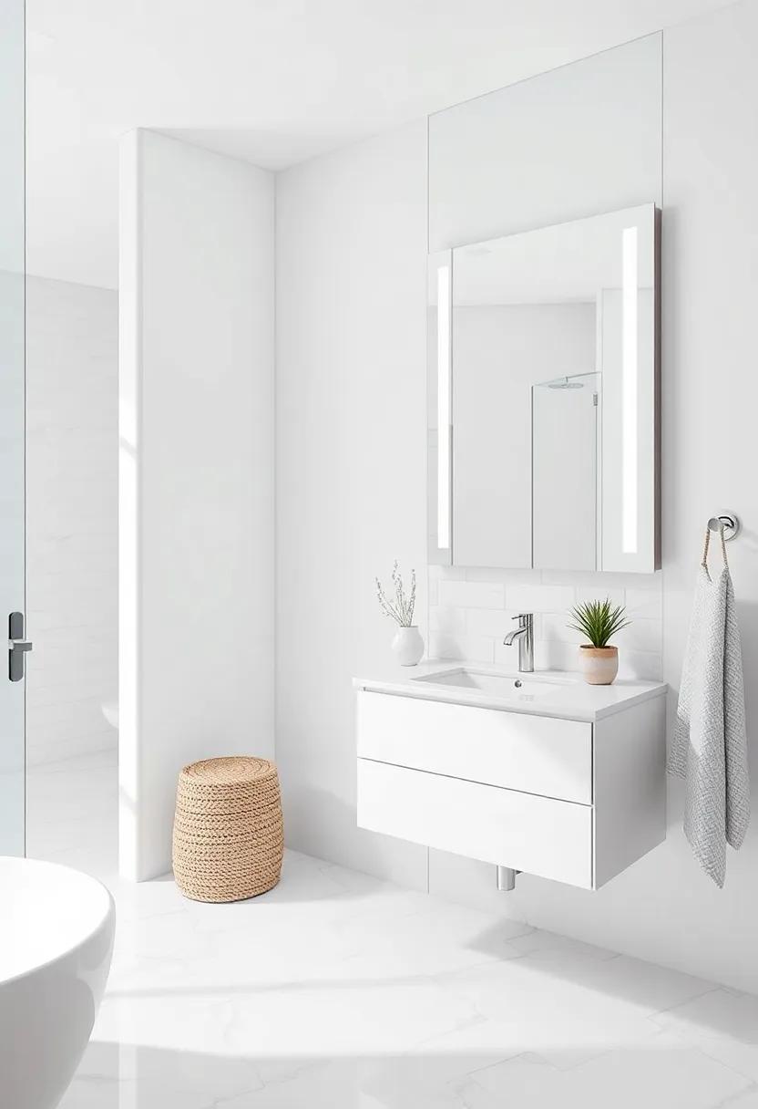 Mirrored Accents: ⁣Use mirrored surfaces for cabinets or decor ⁤to enhance light ⁣reflection ‌and create an illusion of a larger space