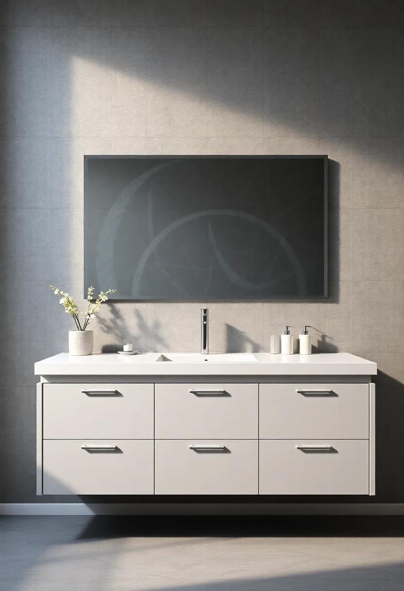 Modern Vanity ⁤Designs: Choose a⁤ contemporary ‌vanity with clean lines and smart storage to enhance both ‍functionality and aesthetics in your bathroom