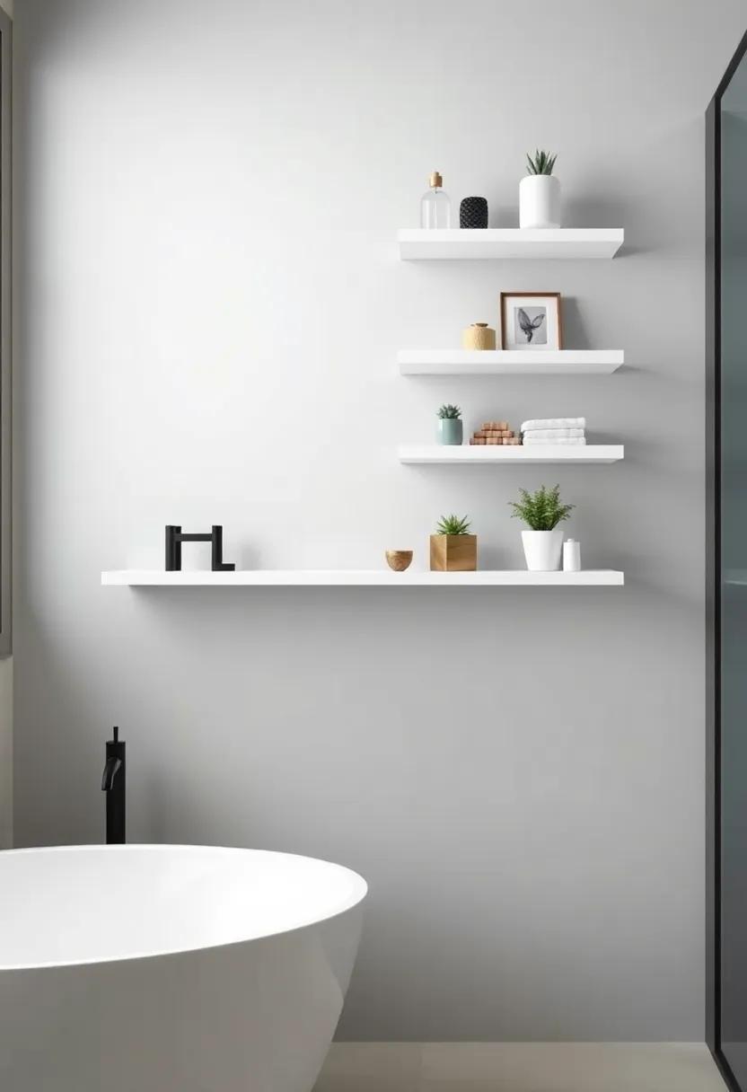 Sleek Floating ⁤Shelves: ‌Maximize vertical ⁢space‌ while showcasing decor and ​essentials with minimalist floating shelves⁢ that⁢ blend functionality with ⁣style
