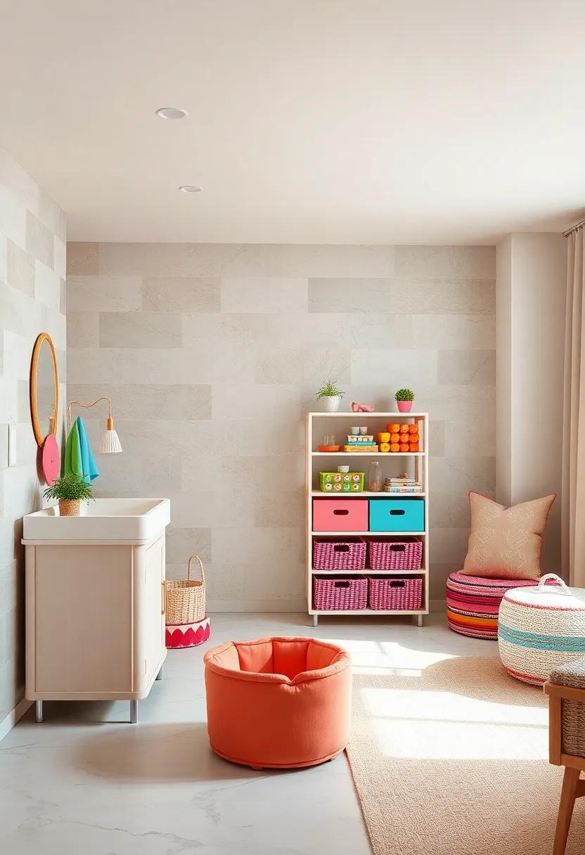 Incorporating​ colorful Bins and Baskets‍ for ​Stylish Organization
