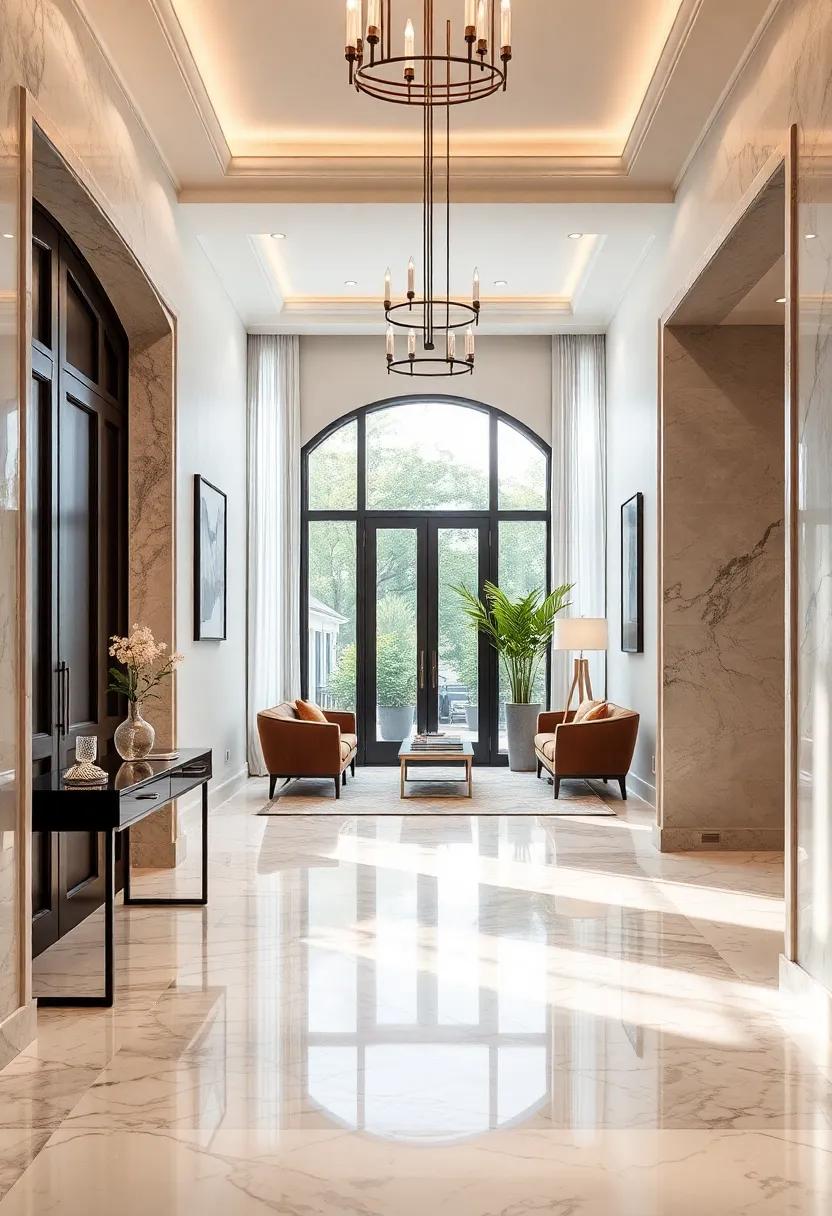 Framing ‍the‍ Space: Using Marble Baseboards to Define Your Entryway