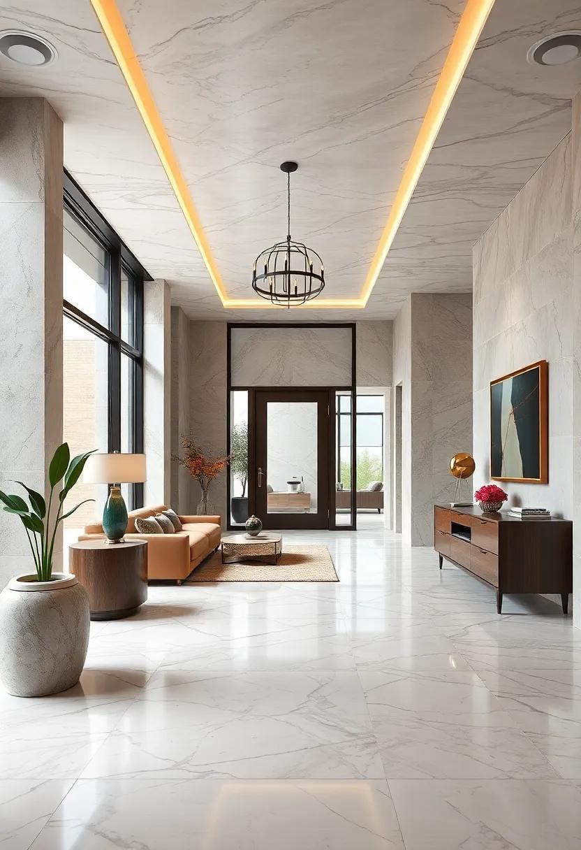 Modern Marble: Blending‌ Contemporary ‍Design with Traditional Materials