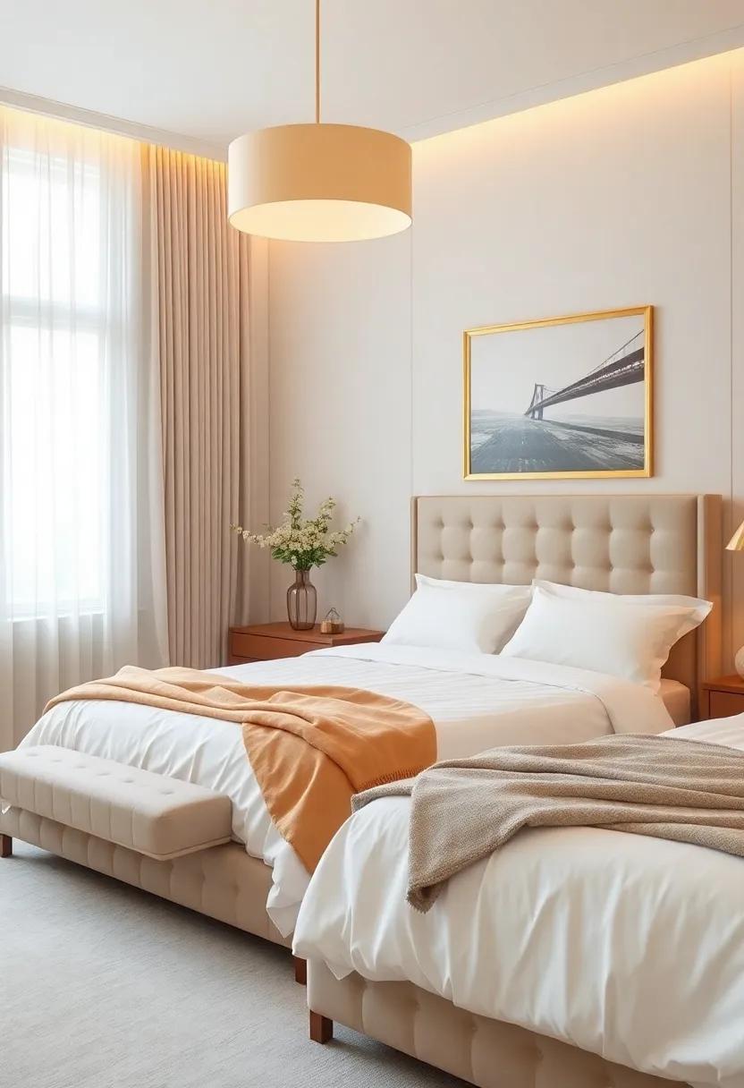 Relaxing Ambiance: The Role ⁣of Golden Fixtures in Bedroom​ Elegance
