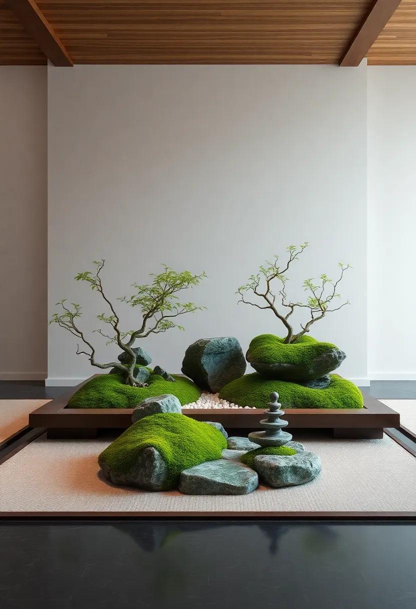 Indoor Zen Gardens: Small rock ‍gardens or moss arrangements⁣ can ‌bring the peaceful essence of‍ nature into⁤ your home