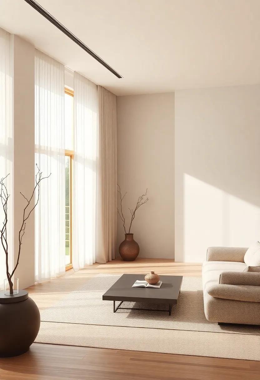 Neutral Color Palettes:‌ Soft shades of ​cream, beige, and earthy tones foster ⁤a calm environment conducive to⁣ relaxation