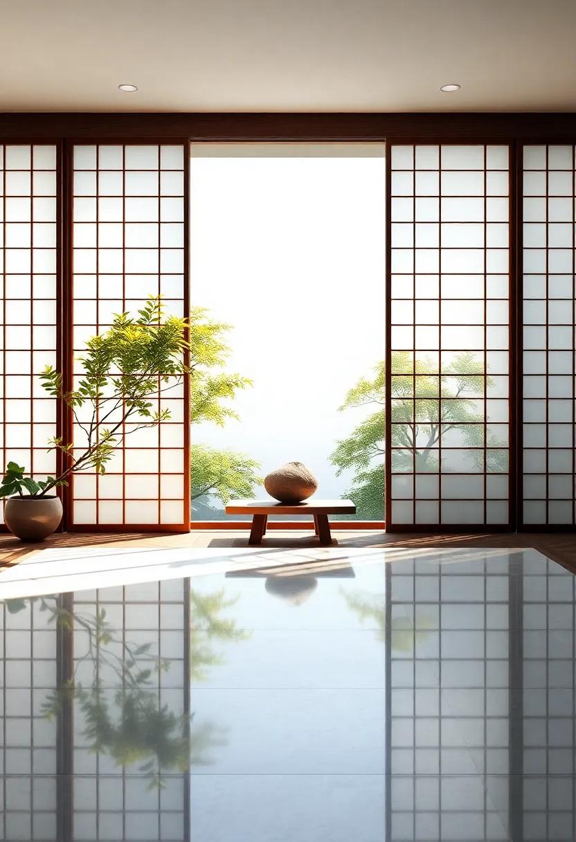 Shoji Screens: ⁤These elegant sliding panels diffuse light beautifully while maintaining privacy, adding‍ a harmonic ⁤touch to ⁤any room