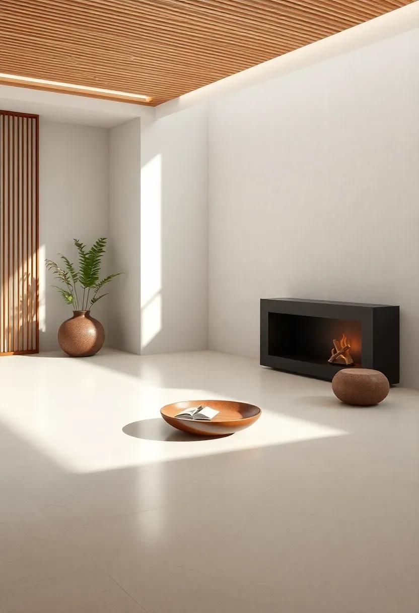 Zen-inspired Artwork: Pieces that evoke tranquility, nature,​ or peace can serve as focal points and nudges towards serenity