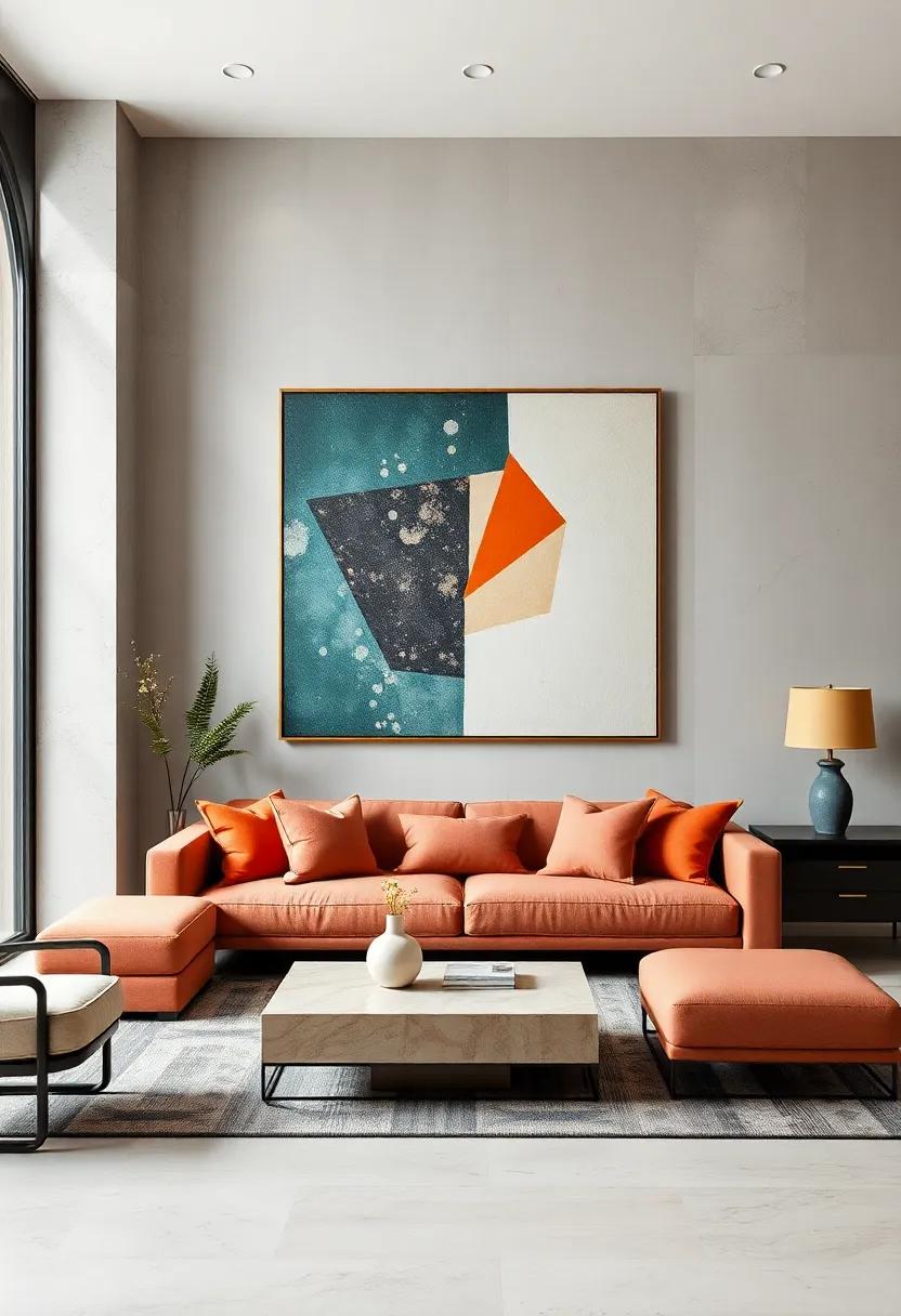 Bold Geometric Shapes: Incorporate bold‍ geometric shapes in your wall art for a modern and‌ chic look that energizes and uplifts‍ your space