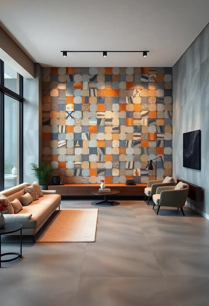 Ceramic Wall Art: Choose unique ceramic pieces or ⁤tiles to create‍ a stunning mosaic effect that introduces texture and artistry to your walls