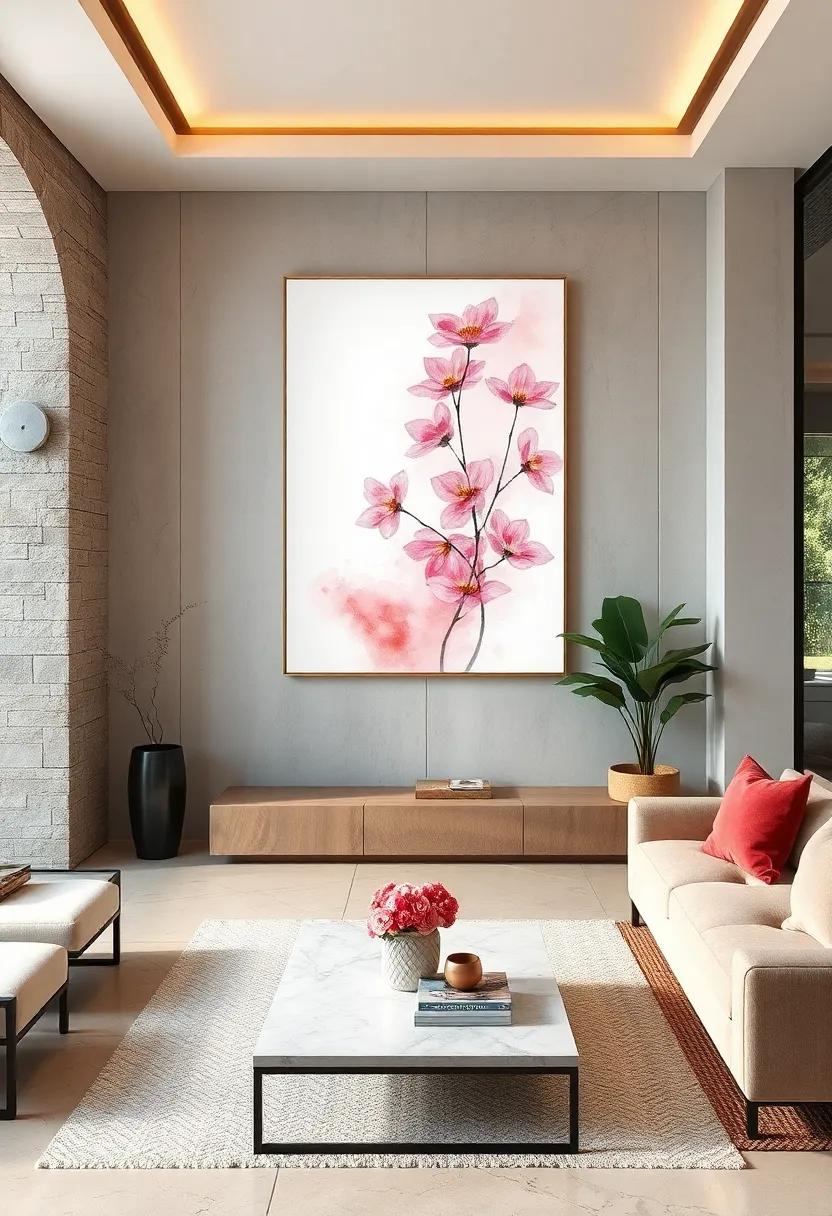 Ethereal Watercolor Art: Soften your walls with delicate watercolor paintings that evoke ⁣a sense of tranquility and ⁢sophistication