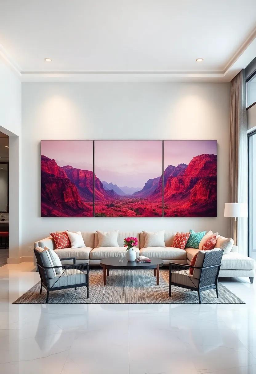 Luxury Canvas ⁣Art: invest ‌in‌ high-quality canvas art that‍ reflects your personal ‌style, ⁢whether it’s a‌ serene landscape or a ⁢dramatic cityscape