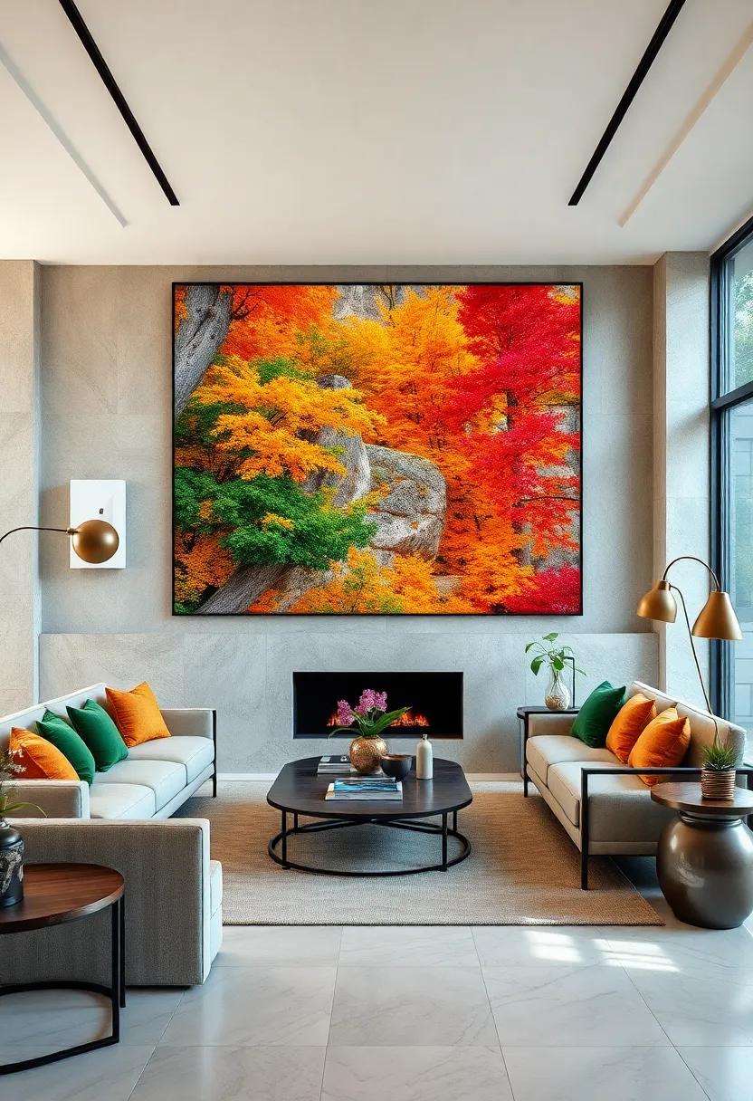 Nature⁢ Photography: Highlight⁤ the⁤ beauty⁢ of nature with ⁤large-scale photography prints‍ that⁣ invite outdoor‍ scenery⁣ into your​ living space