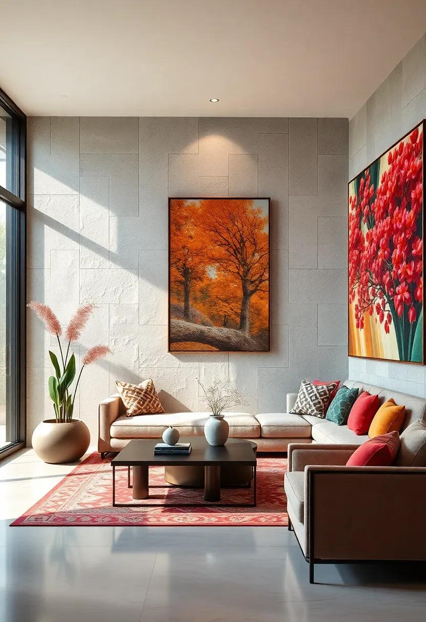 Seasonal Art Displays: Change your‌ decor with the seasons by incorporating art pieces⁣ that‍ reflect the⁣ mood and ​colors of each time of​ year