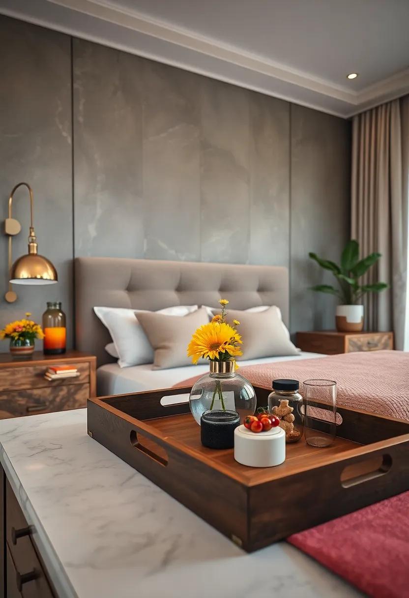 Decorative Trays:⁤ Use trays to⁢ corral‍ smaller ⁢items on dressers or nightstands for⁣ a ⁣tidy yet stylish ​appearance