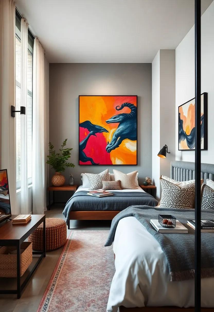 Diverse ⁤Art Styles:‌ Mix modern art with traditional pieces to create‌ depth and contrast within your decor