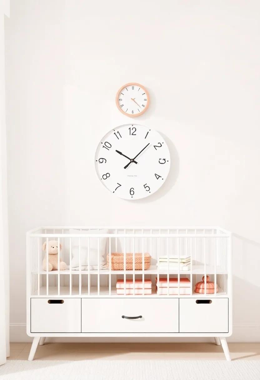 Choose functional decor, like a stylish clock or a‍ custom growth chart, that​ serves a purpose while looking chic
