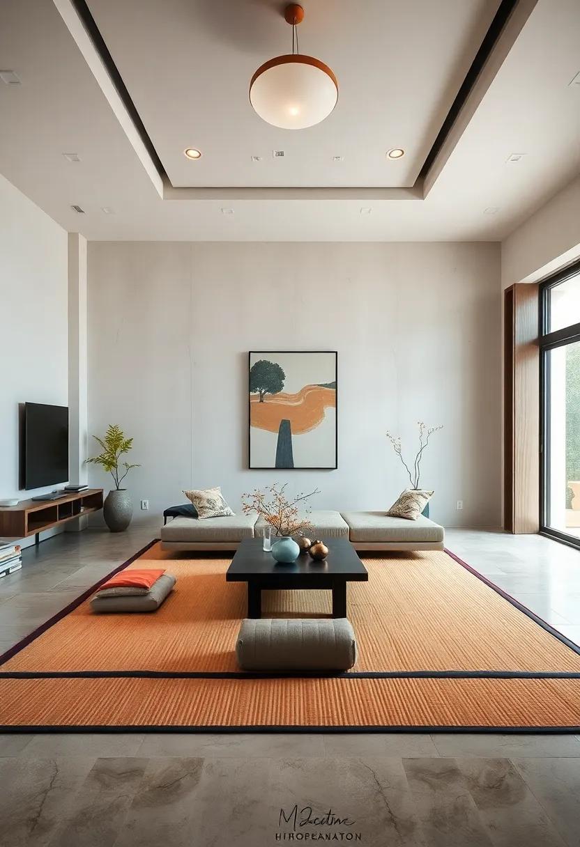 Tatami Mats: Incorporate traditional tatami mats⁣ for authenticity and‍ a warm, inviting texture that enhances comfort
