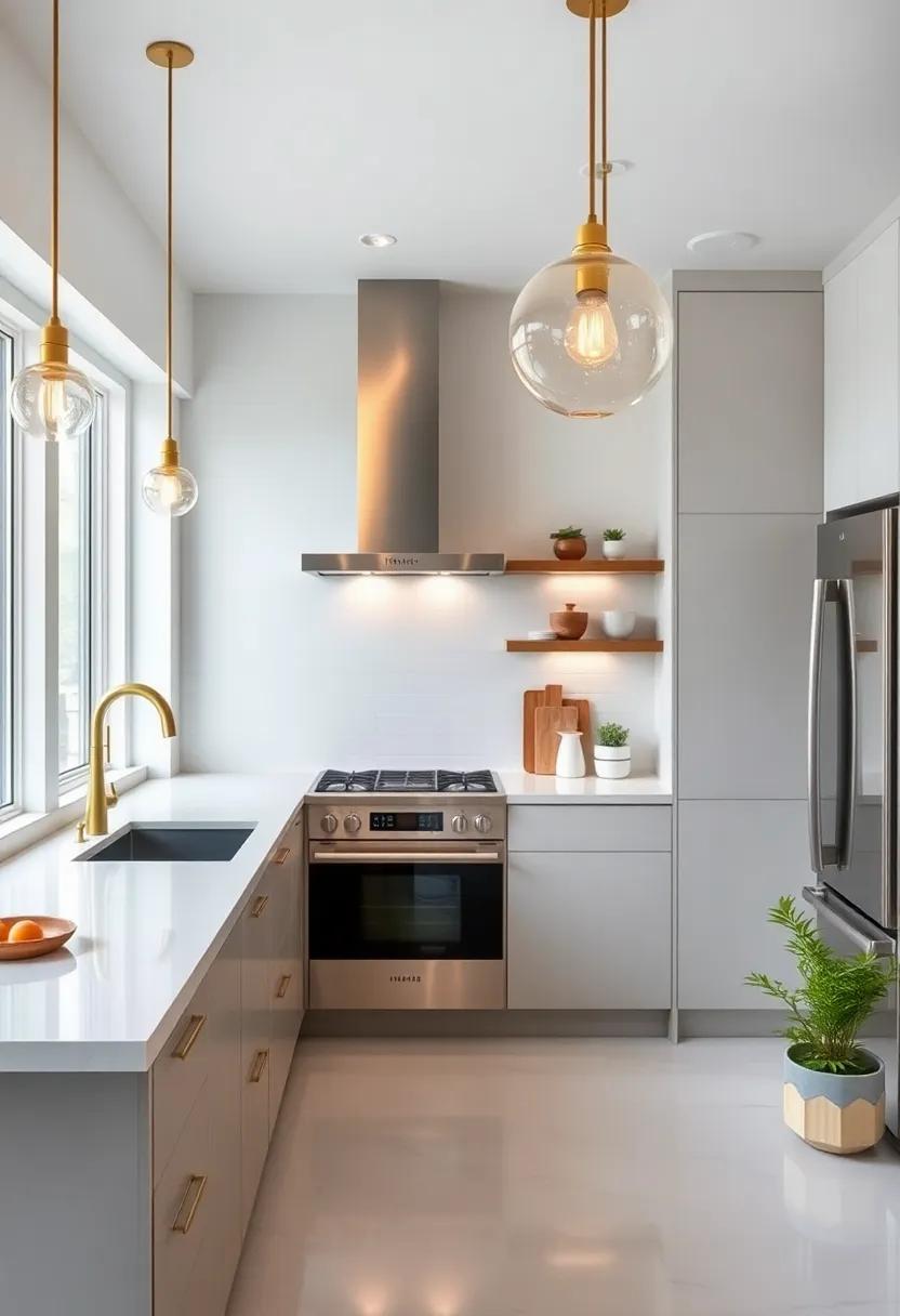 Layered Lighting: Combine brass ⁣fixtures with other metal‌ finishes to ‌create a dynamic layered lighting scheme that exudes modernity