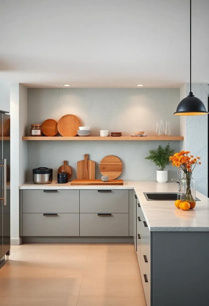 Functional Accessories: Use ⁣tools that serve a⁤ purpose⁢ and look good doing it, like elegant cutting boards and chic canisters