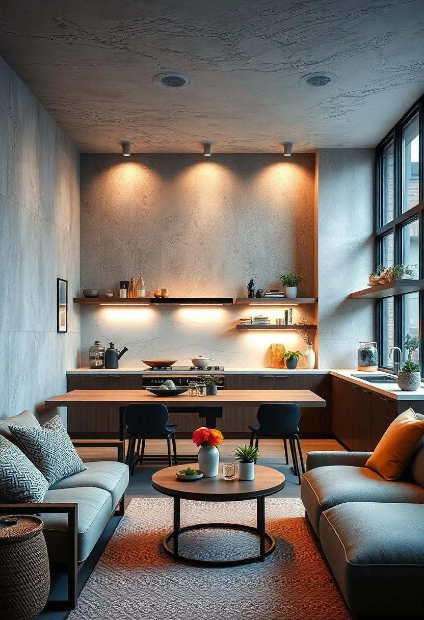 Indirect Lighting: Use dimmable and soft lighting‌ to enhance the mood without overwhelming the senses or drawing attention away from the space