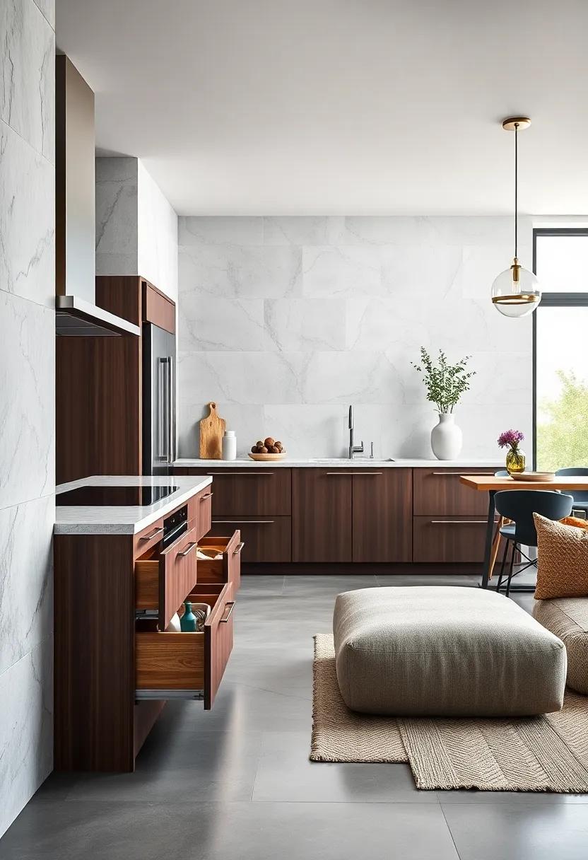 Smart Storage⁤ Solutions: Utilize drawer organizers and pull-out shelves⁣ for efficient storage that keeps ‌everything out of sight