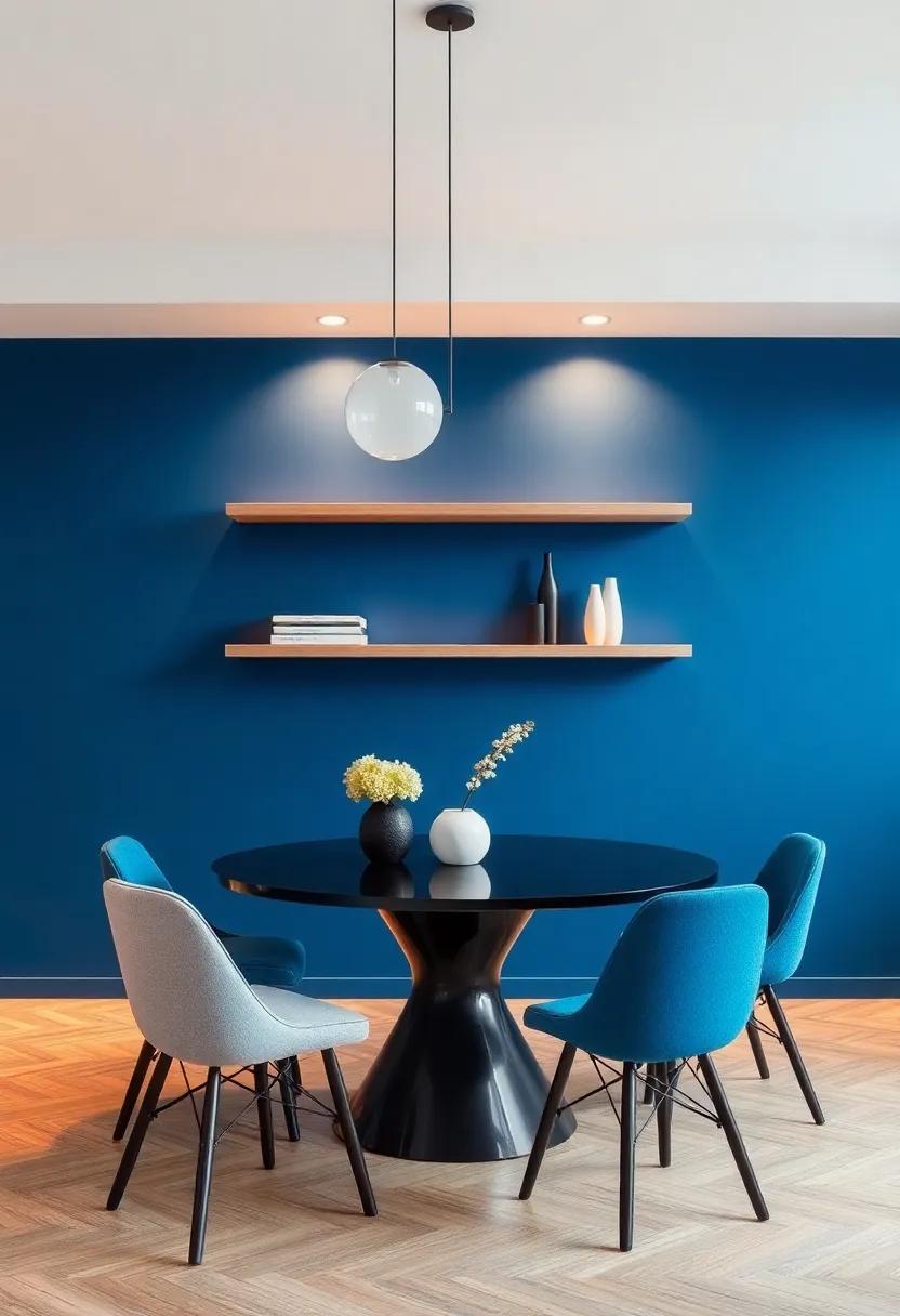 Bold Backdrops: ‌Paint the ⁢wall behind floating shelves a bold color⁤ to create a dramatic backdrop that enhances the ⁢overall dining experience