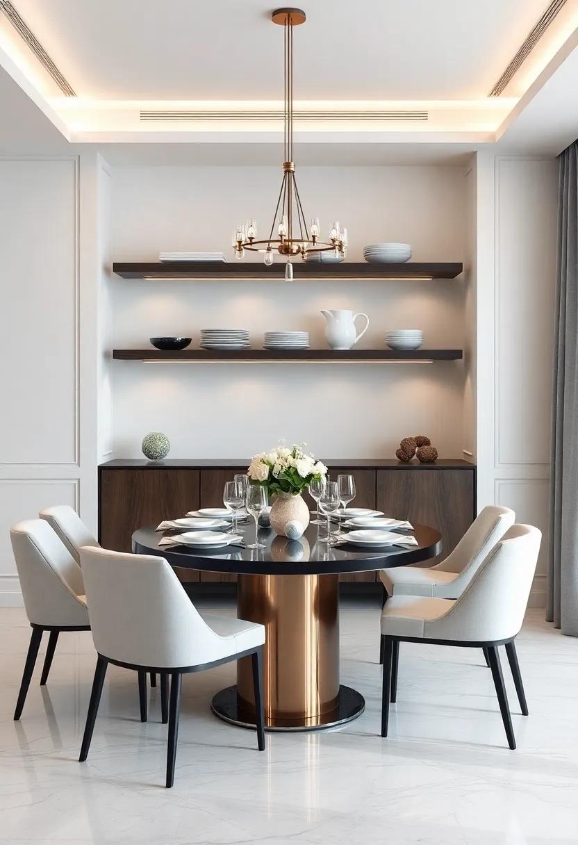 Elegant Dining ⁣Experience:‌ Arrange elegant ⁤table settings on floating shelves, ⁢showcasing your finest linens and dinnerware as part ⁤of⁣ your decor