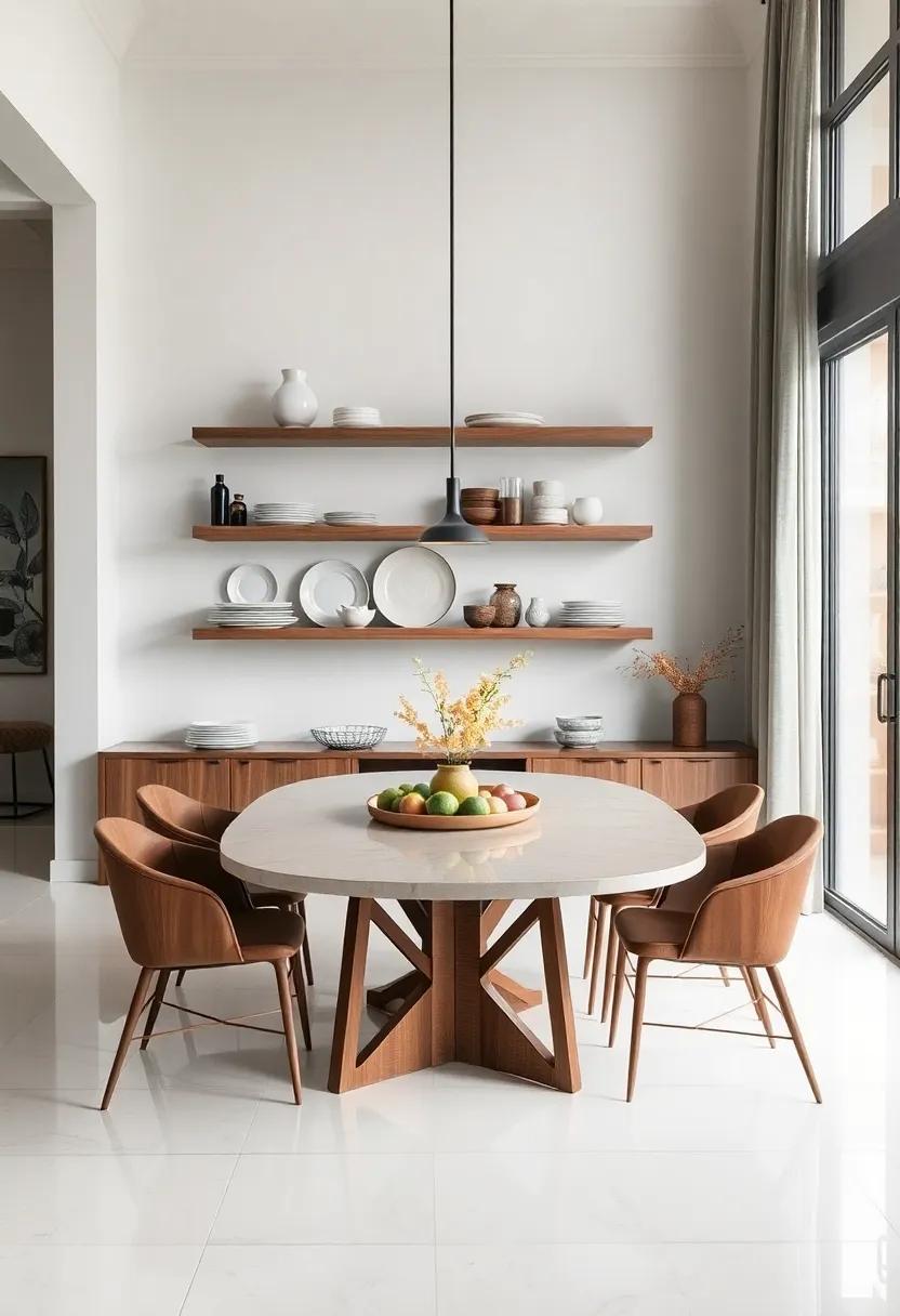Vintage Charm: ​Blend old ⁣and new by showcasing vintage china or heirlooms on contemporary floating shelves for a unique dining experience