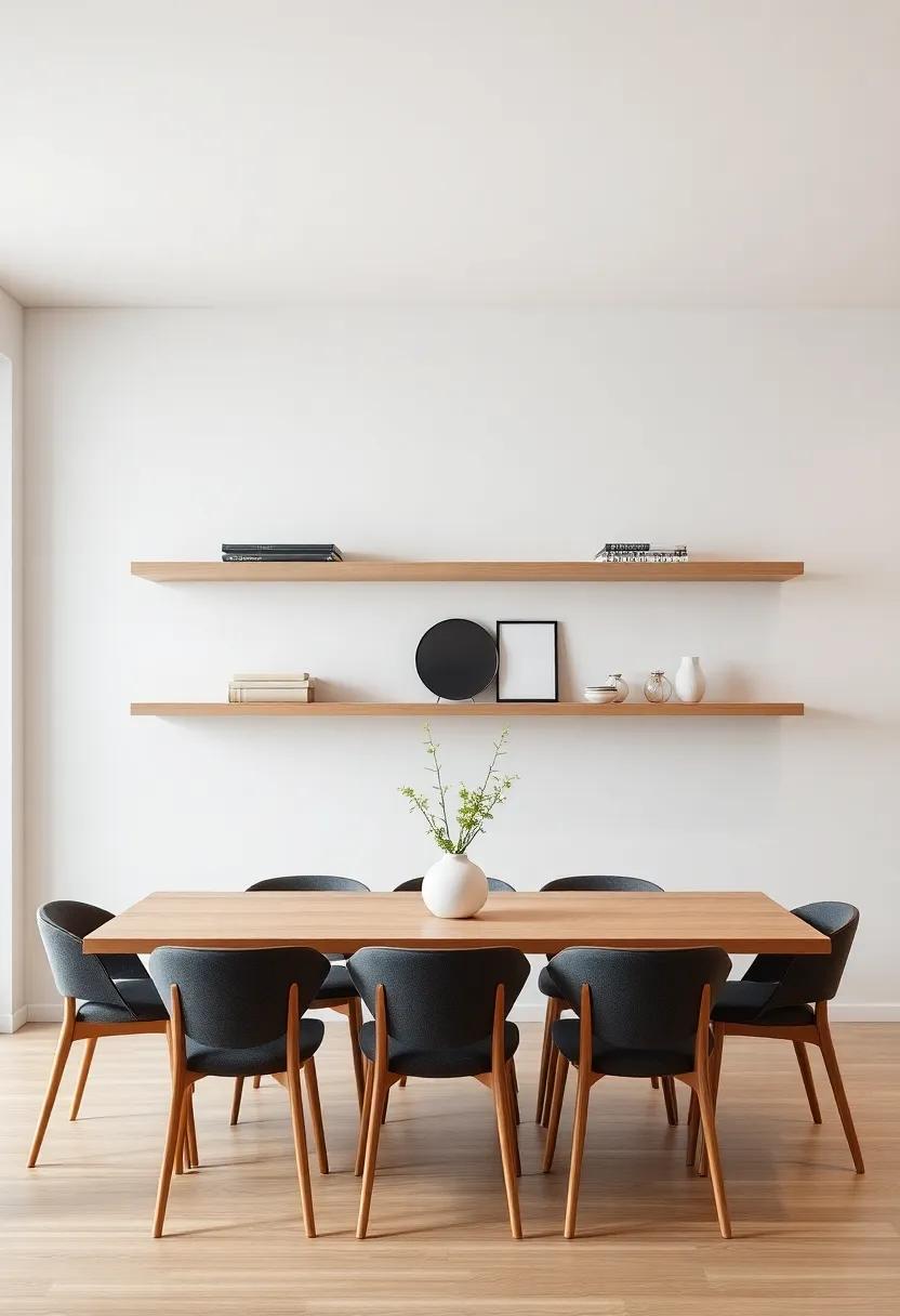 Scandinavian Simplicity: Emphasize clean lines‍ and natural materials with floating shelves that reflect Scandinavian design principles