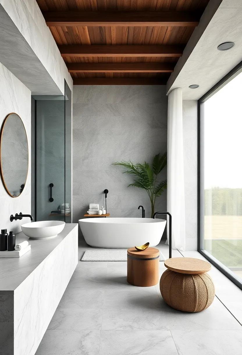 Creating a Tranquil Escape with Soft⁣ Monochrome⁢ Hues for Your Bathroom Retreat