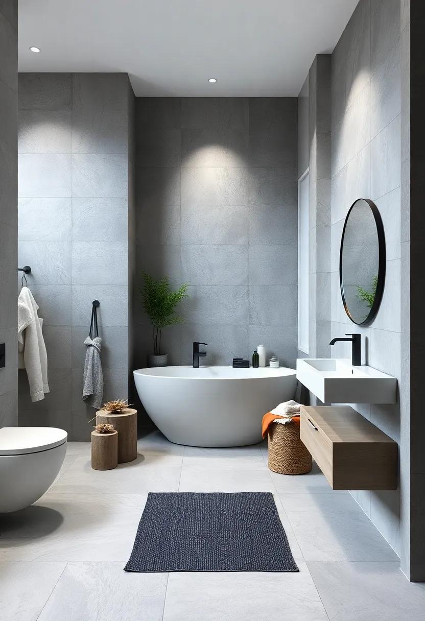 Innovative Use of Space: Fostering⁣ Calm ⁣through Minimalist Bathroom Layouts