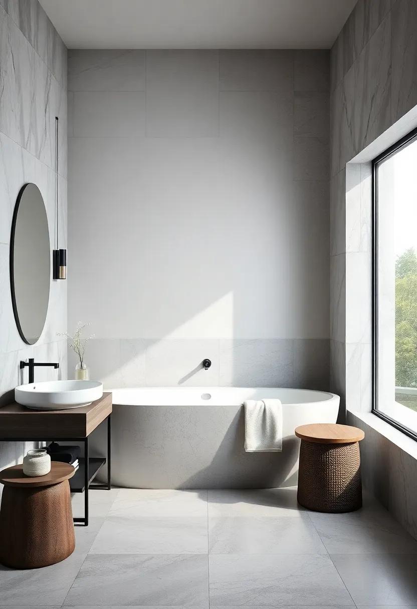 the Power ⁤of mirrors: Reflecting Monochrome Zen in Your Bathroom Space