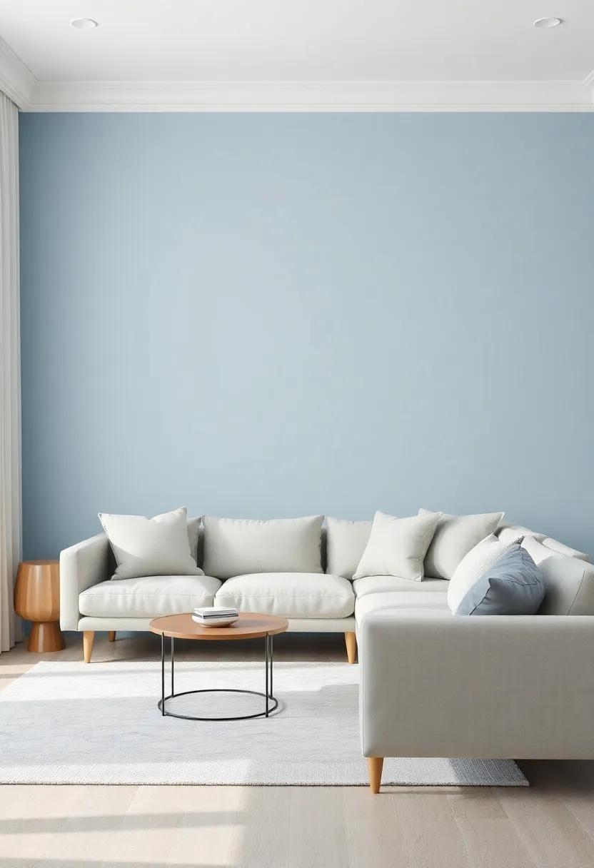 Powdered ‍Blue:​ A serene and airy color that can make ⁤rooms feel larger ⁣while⁢ maintaining a calming environment