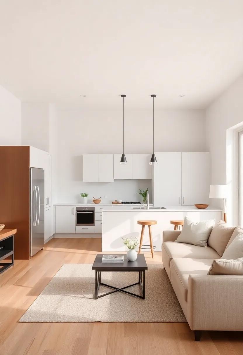 Embrace a Cohesive Color Palette: Choose ⁢a harmonious blend⁣ of colors⁢ that flows seamlessly between your kitchen and living room⁢ to create a unified look