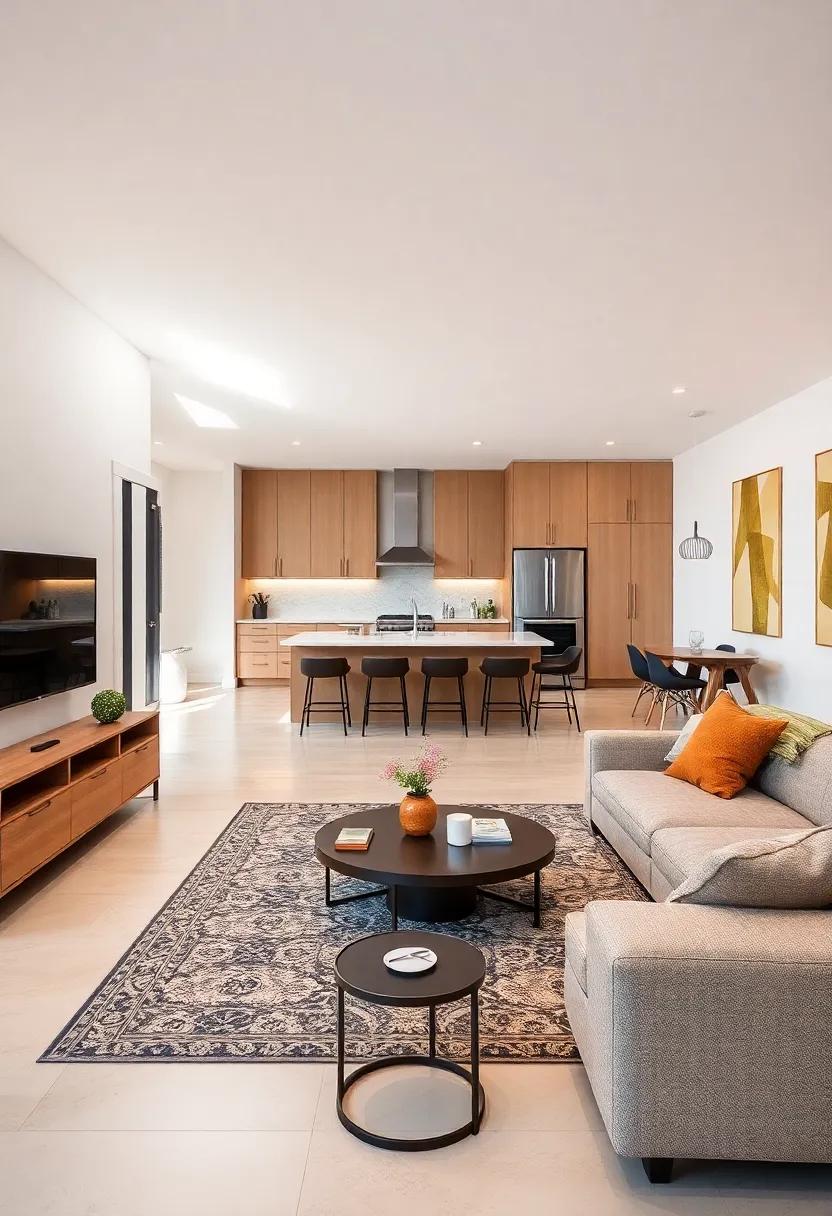 create⁢ an Entertainment Zone: Design a dedicated​ area for entertainment​ with comfortable seating and tech amenities, merging functionality and leisure