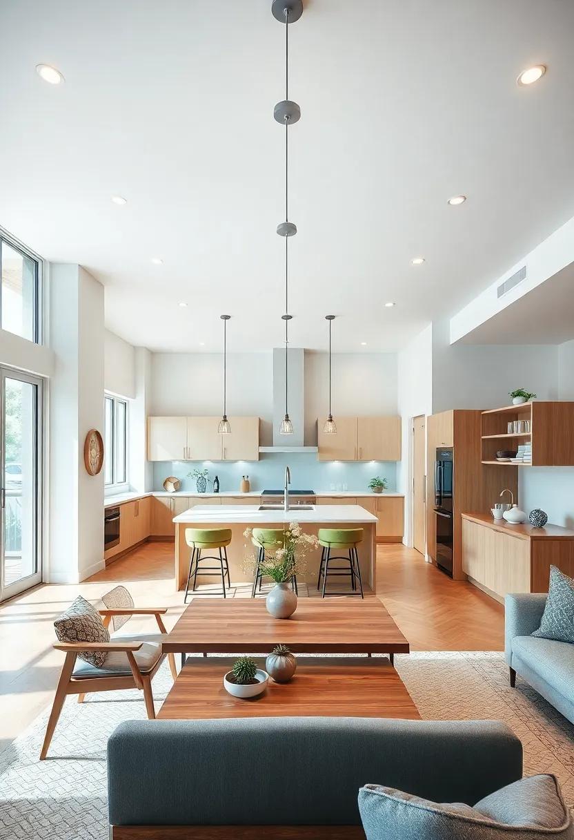 Utilize Vertical ⁤Space: Take ⁣advantage⁢ of high‍ ceilings by incorporating tall cabinetry or decorative⁤ shelves that draw the eye upward