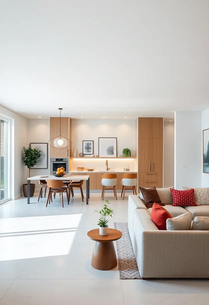 Mix Textures: Combine various textures, like smooth countertops with plush cushions, to‍ create depth and interest in your⁢ design