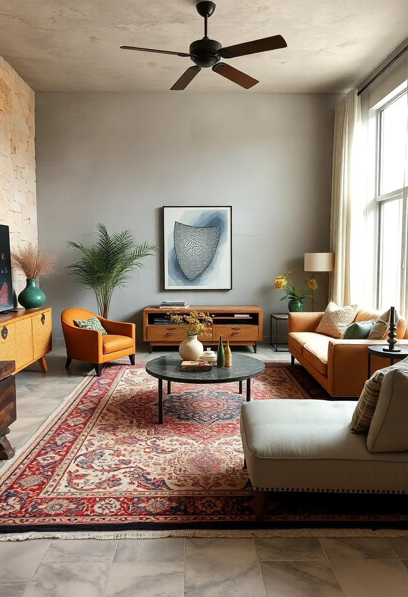 Layer Rugs: Place a‍ vintage Persian rug on top of a contemporary neutral carpet to create warmth and ‍texture ⁣underfoot
