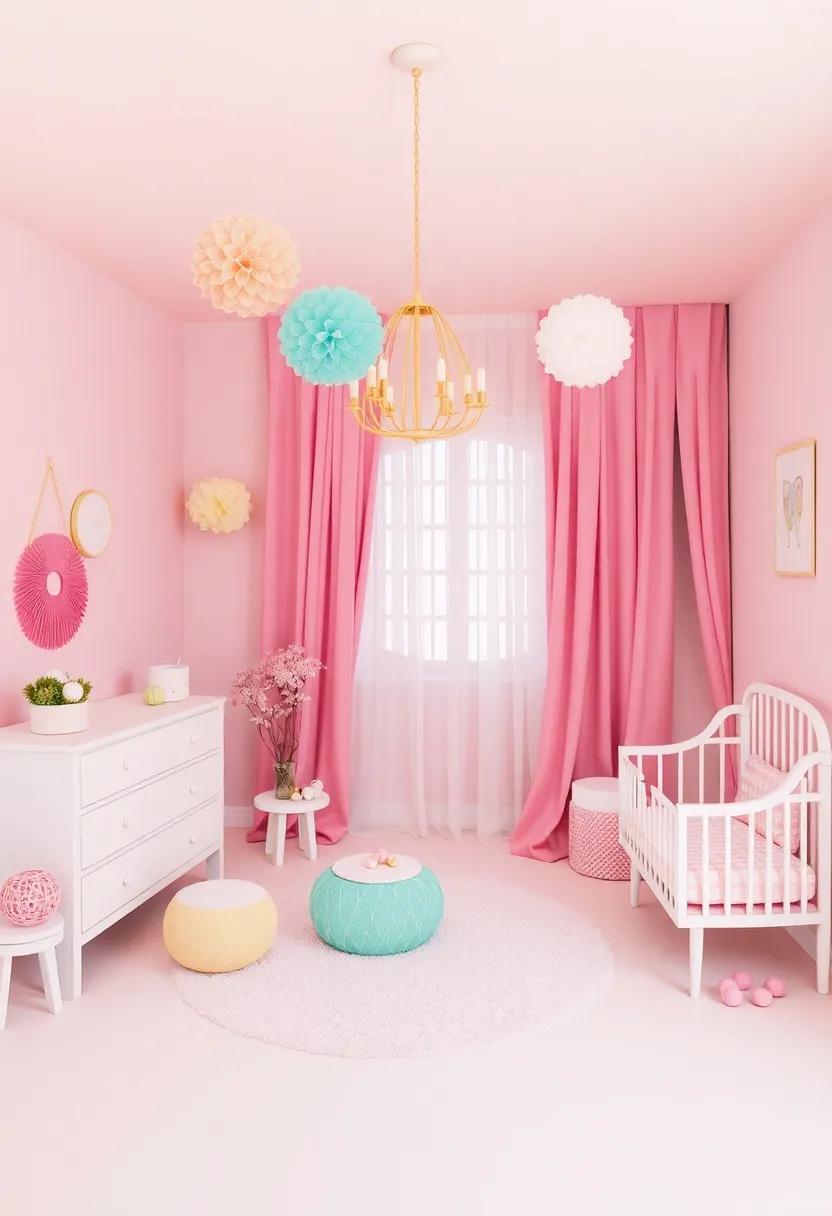 Colorful Accessories that Add Whimsy to⁢ Pastel⁤ Nursery Decor