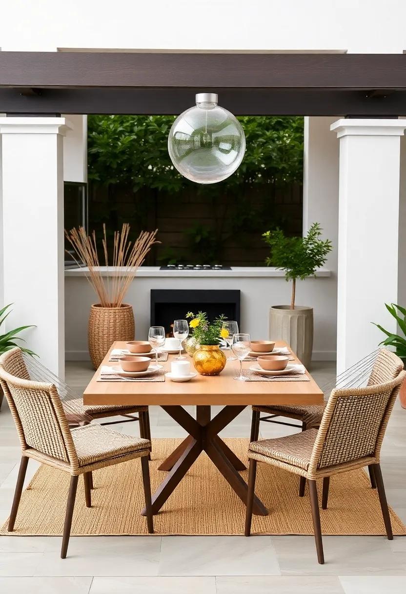Mix and Match Strategies ‌for Unique and Personalized Outdoor Dining Settings