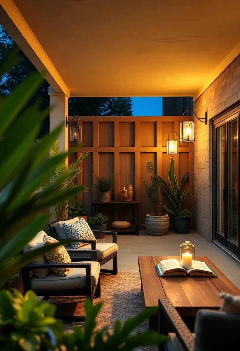 Glowing Lanterns: Hang lanterns or lantern-like sconces to illuminate your patio ‌at night,creating an inviting atmosphere perfect for late-night reads