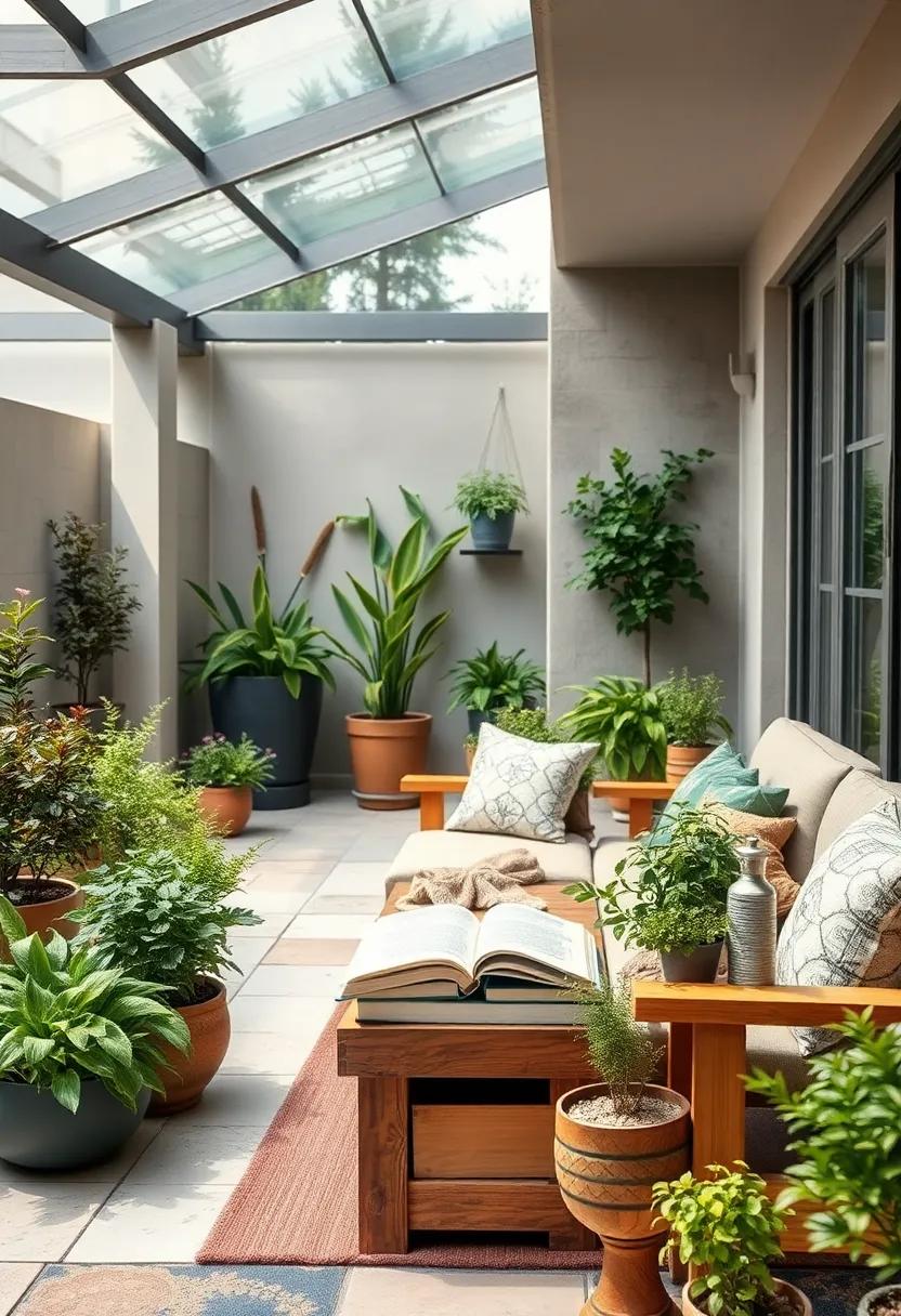 Green House Oasis: Plant a selection of aromatic herbs in pots around your reading nook, enriching ⁤your⁤ sensory experience while ⁢you read