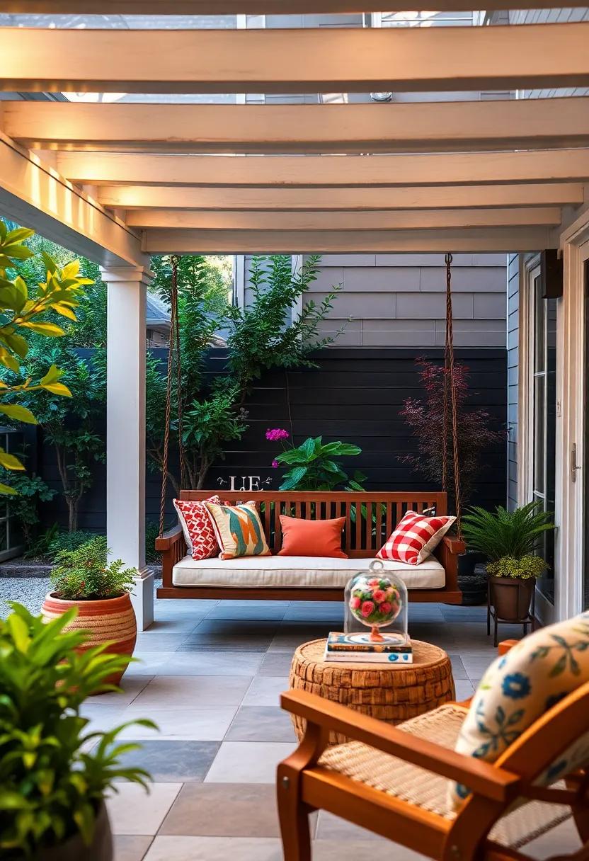 Swinging Seats: Install a cushioned swing seat ‍to evoke childhood memories and encourage hours of whimsical reading
