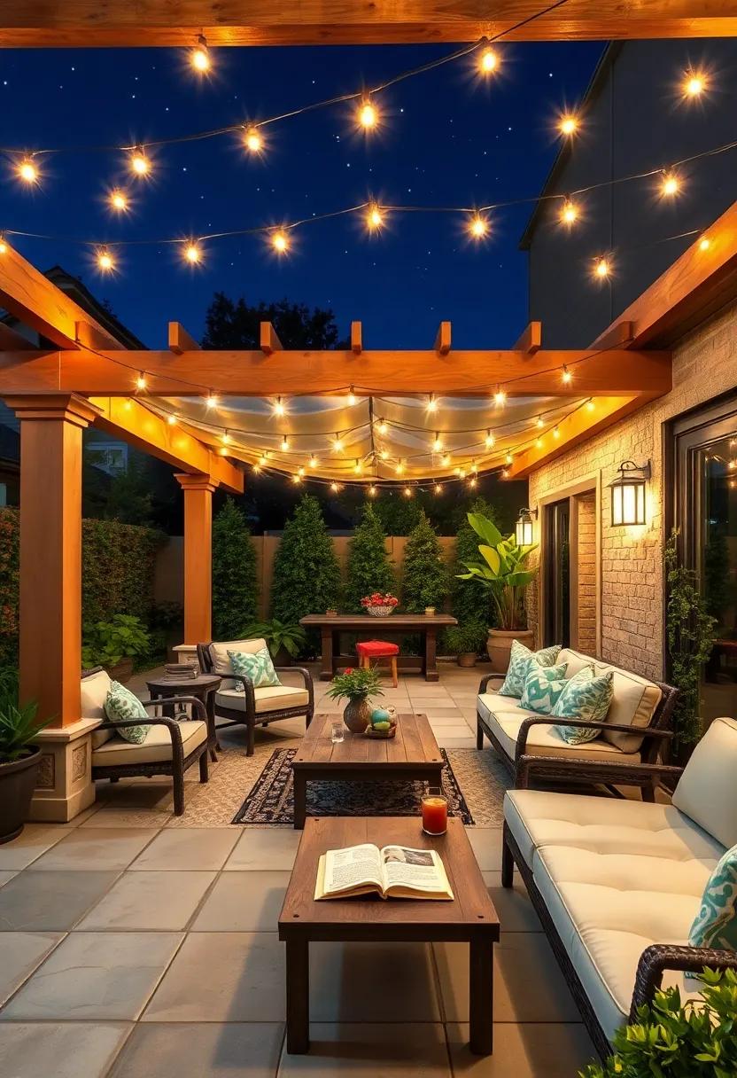 Under​ the Stars: add a‌ pergola with string lights to your⁣ patio, giving you a ‍magical nighttime atmosphere for evening ​reads