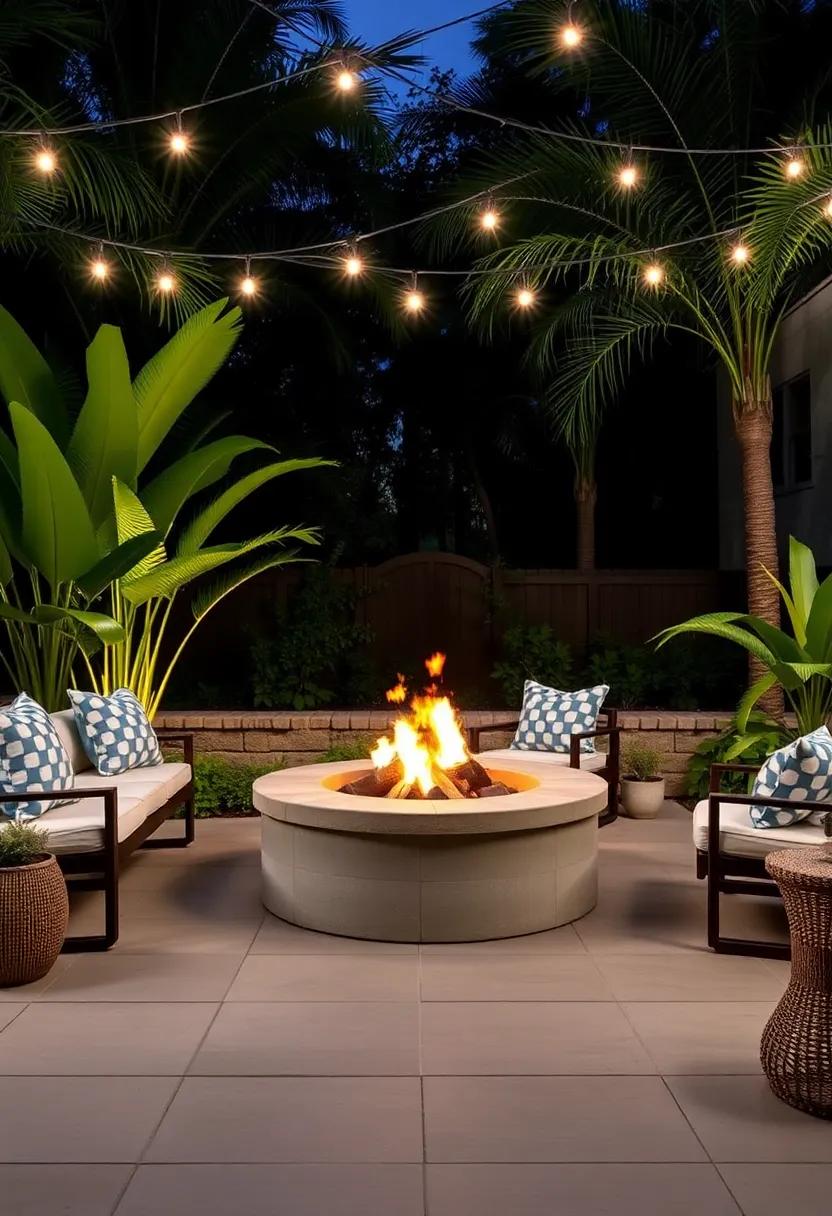 Fire Pit Fun: A portable fire pit offers a cozy gathering⁣ spot for s'mores and stargazing,‍ making your tropical ‌retreat⁢ usable day and night